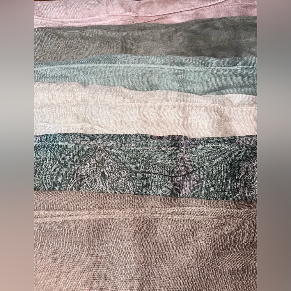 6 Vela scarfs all in mini